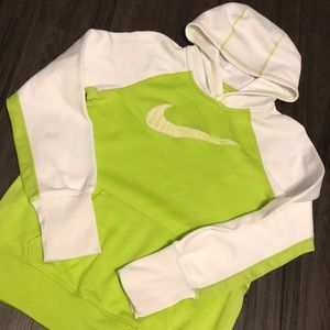 neon green nike sweater